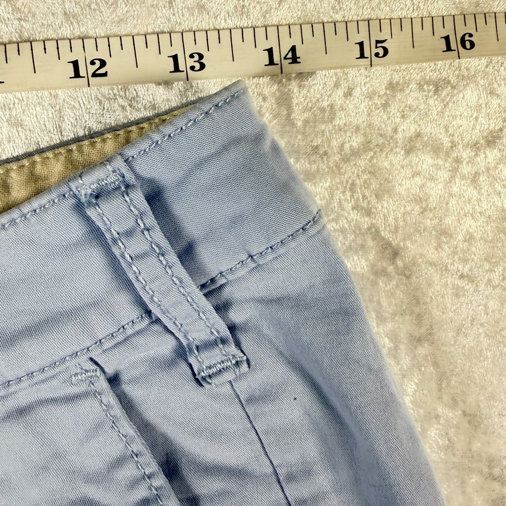 Hollister Classic Short Mens 26 Light Blue Good Epic Flex Chino Shorts - Picture 5 of 7